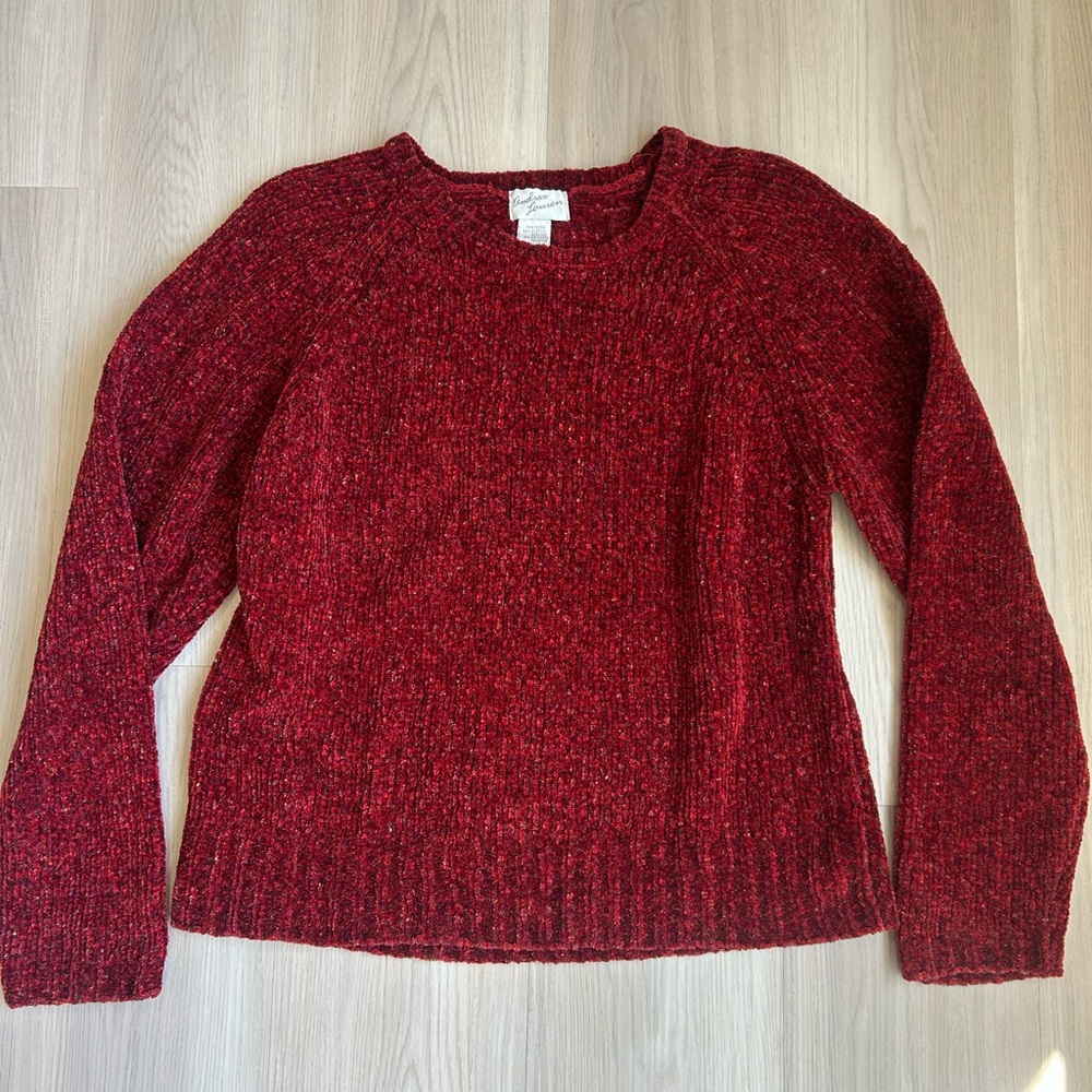 Women's Andrea Lauren Red Sweater